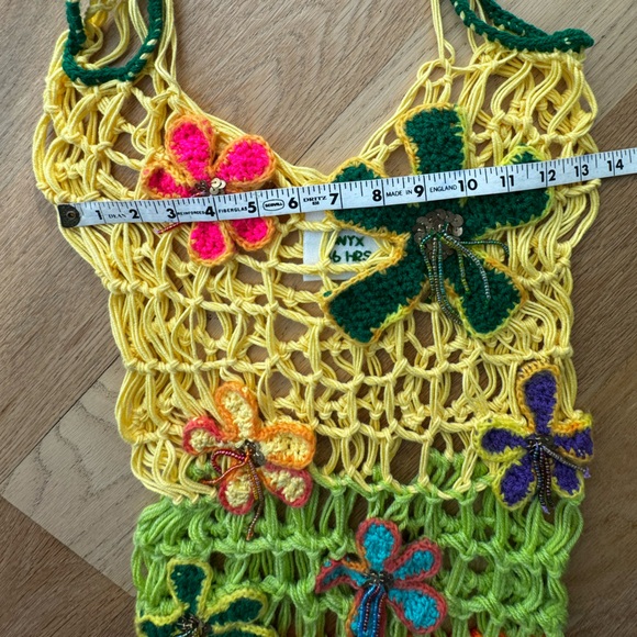 Multicolor handmade Crochet Maxi Dress - Picture 6 of 14